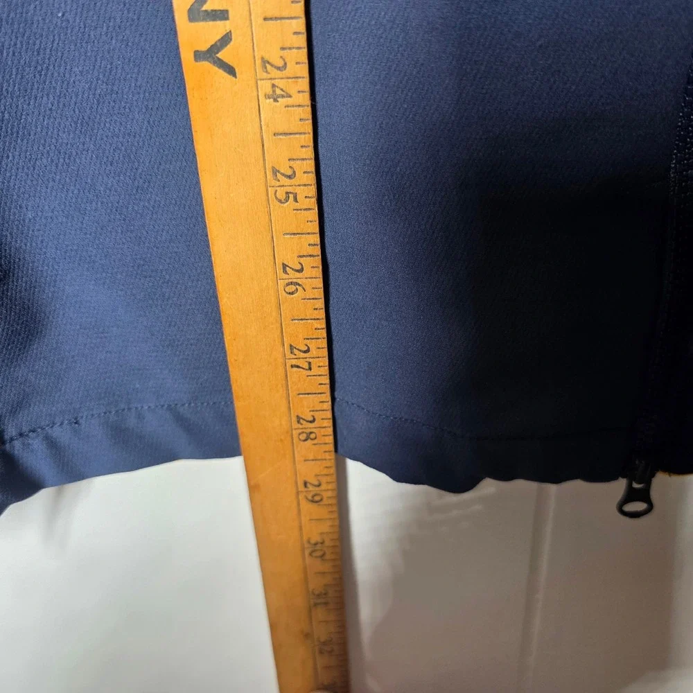 Nike Dri-FIT Full Zip Training Jacket Mens Medium Navy Blue Yellow 928010-451